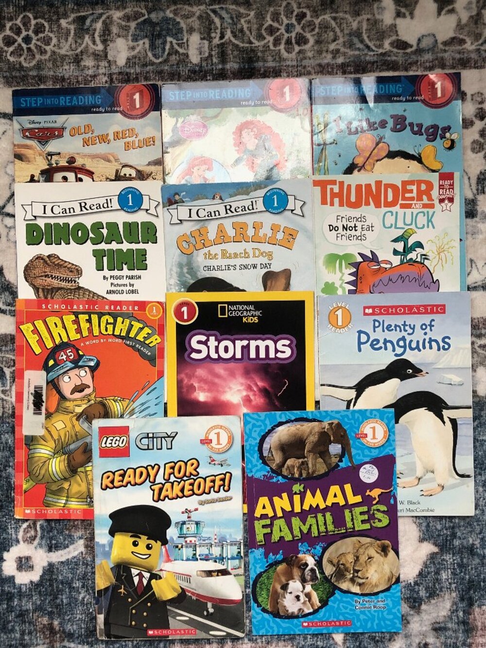 Random Lot of 11 Level 1 Step Into Reading | I Can Read | Learn To Read